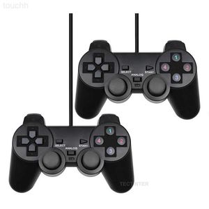 Game Controllers Joysticks Wired USB PC Game Controller For WinXP/Win7/Win8/Win10 For PC Computer Laptop Black Gamepad Joystick L230916