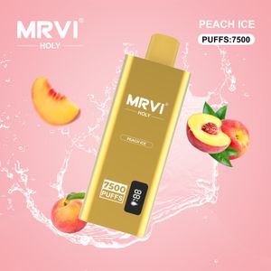 오리지널 MRVI Holy 7500 퍼프 퍼즈 vape 펜 현지 창고 창고 새로운 MRVI Holy 7500 전자 담배 무료 선박 디스플레이 화면