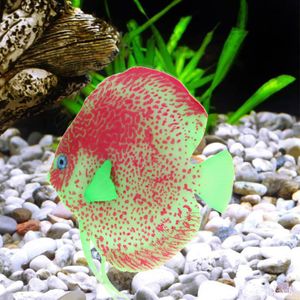 Glowing Aquarium Simulation Tropical Fish Floating Moveable Fake Fish Tank Toys Simulation Landscape Aquarium Decoration188f