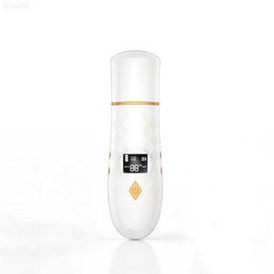 Elétrico Rosto Purificadores Tinwong Aquecido Purificador de Pele Facial Ultrassônico Purificador de Pele Elétrico Peeling Pá Limpador de Poros Face Lifting Cuidado Térmico L230920