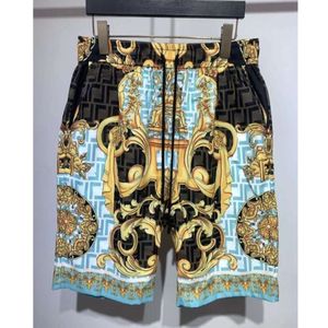 Quick drying swimsuit men women silk shorts medu 3d printed beach pants vers designer shorts fashion loose sweatpants men's pants 8899