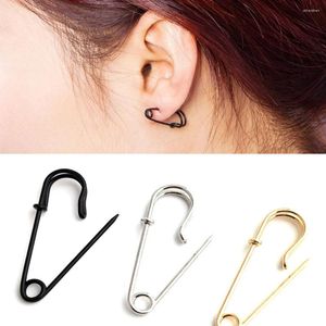 Stud Earrings 1 Pair Safety Pin Studs For Women Girls Fashion Earring Female Korean Jewelry Ear Cuff Accessories Gift