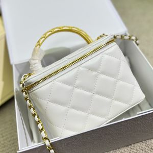 Luxurys Designer Bags Designer Tote Bag Leather Crossbody Bag White Shoulder Bag Makeup Bag With Gold Chain Office Travel Shopping Fashion Bags For Ladies Luxury Bag