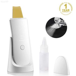 Electric Face Scrubbers 24K Ultrasonic Cleaner Face Scrubber Peeling Shovel Facial Pore Blackhead Remover Cleaning Lifting Beauty Device for Skin Care L230920