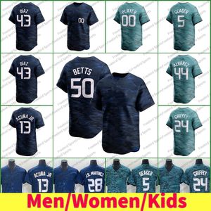 All Star Jersey Baseball Betts Ronald Acuna Jr. Salvador Perez Corey Seager Rodriguez Judge Austin Riley McClanahan Alvarez Marcus Semien Rutschman Custom S-XXXL