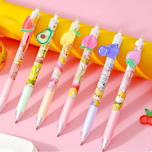 1/2pcs Small Fresh Fruit Design Automatic Pencil 0.5mm Mechanical Kawaii Press Pen Stationery Gifts Cute School Supplies