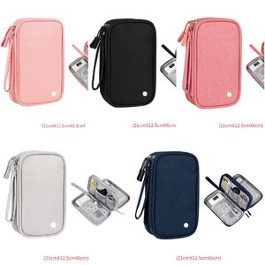 LL Bag Organizer USB Cable Bags Purses Mini Bag Plånbok