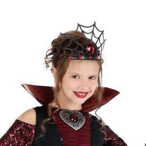 Halloween Party Spider Inlays Diamond Hair Clasp Spindelkläder och installation Makeup Dance Festival Explosion Head Accessories