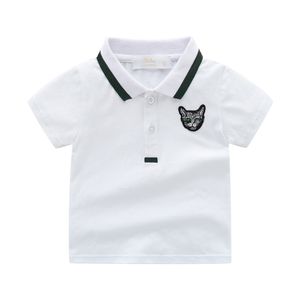 Verão moda marca estilo crianças roupas camiseta costura de manga curta algodão menino e menina topo 1-5 anos