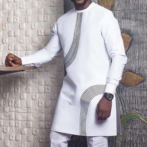 Camicie casual da uomo Moda Uomo Africa Abbigliamento Abiti Dashiki Robe Africaine Abiti africani Abiti tradizionali culturali We297V