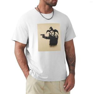 Polos masculinos Palhaço Insano 2001 Camiseta Engraçada Camiseta Anime Manga Curta Camisetas Masculinas