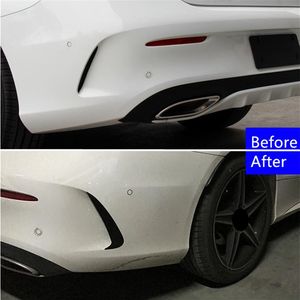 Auto Styling Heckschürze Spoiler Sowohl Seite Canard Dekoration Abdeckung Trim Für Mercedes Benz C Coupe C205 2015-2019228n