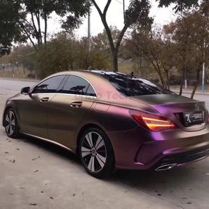 Chamäleon Pearl Diamant Satin Metallic Purple Vinyl Kleber Aufkleber Autoverpackungs Folie mit Luftveröffentlichungsfilm Fahrzeugauto Wickelrolle 300e