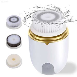 Electric Face Scrubbers Electric Face Cleanser Brush Massager Deep Pore Facial Cleansing Vibration Skin Care Beauty Tool Waterproof L230920