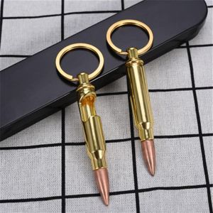 Creative Metal Bullet Opener Keychain Multi Function Product Key Chain Advertising Promotional Gifts Women Charm Pendant Key R2835