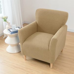 Chair Covers Polar Fleece Tub Cover For Living Room Spandex Club Armchair Slipcovers Elastic Single Sofa Home Bar Counter El