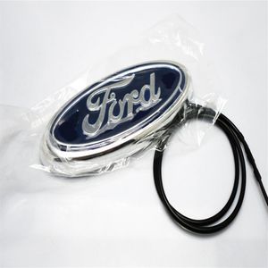 Luce logo auto LED 4D 14 5 cm 5 6 cm Logo auto Adesivo auto Distintivo Luce blu Rosso Luce bianca per ford FOCUS MONDEO263x