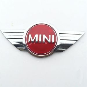 3D Auto Front Motorhaube Metall Aufkleber Hinten Stamm Emblem Für MINI Cooper291M