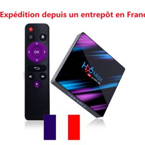 Ship From France Android TV Box H96 Max 3318 Quad-Core 4K Android 10.0 Built-in 2.4G/5G WiFi Support 4K,H.265 BT4.0