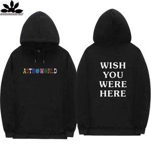 Erkek Hoodies Sweatshirts Astroworld moda mektubu baskı kapüşonlu sokak kıyafetleri erkek ve kadın kazak sweatshirtaqcx