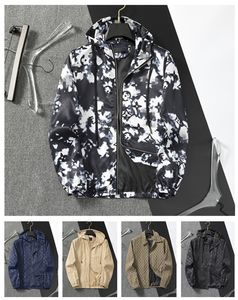 Designer Men's Classic Style Plaid Jacket Men's Hoodie Jacket Men's Fashion Trend Outdoor Casual Trench Coat Spring Summer Coat M-3XL-P2