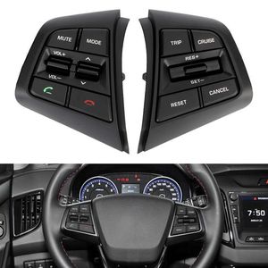 자동차 버튼 스티어링 휠 크루즈 제어 현대 IX25 케이블이있는 원격 볼륨 버튼 1 6L Bluetooth Switches239o