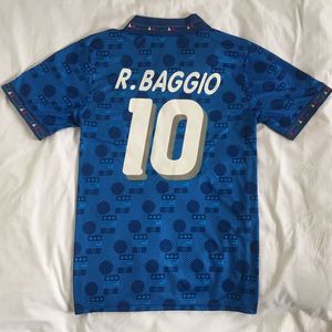 1994 Maglie da calcio retrò italiane maglia MALDINI BARESI R. BAGGIO kit maglia da calcio vintage classica Uniformi maglia da piede 94