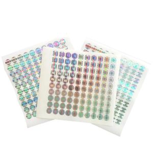 wholesale Hologram Sticker for C BAG Runtz California SF 8th 3.5 Grams Mylar Childproof Smell Proof Bags Vape Packaging 3D Round Stickers LL