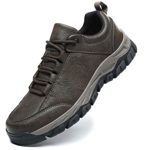 Dress Shoes Running Large Board Men's Shoes Autumn/Winter Leather Waterproof Sports Casual Middle and Old Age Outdoor Shoes 230915