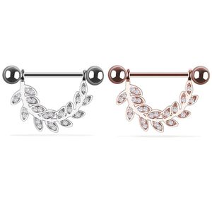 Bagues de langue Barre de coeur en acier inoxydable Cristal Piercing Bijoux Y Nipple Shield Pircing Jewely Cadeau Drop Livraison Corps Dhgarden Dh8Ie