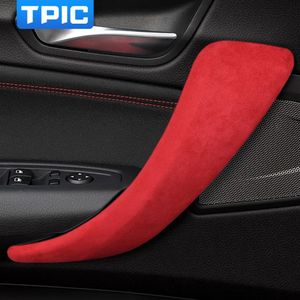 Alcantara Wrap Car Interior Door Armest Panel Cover Doar Handle ABS TRIM för BMW F21 F22 F23 2012-2019 1 Serie Accessories321m