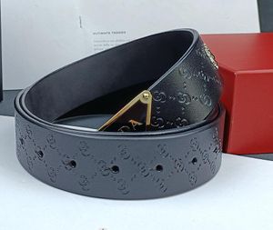 Cintura per uomo Donna Vera pelle 3,8 cm Larghezza Cintura da uomo di alta qualità Designer Cinture triangolo Fibbia cnosme Cintura da donna Cintura Ceintures