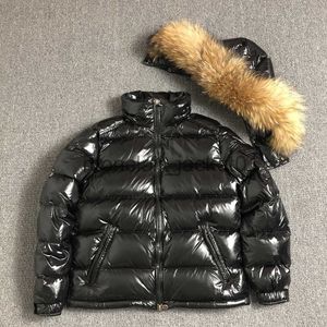 Mäns ner parkas Raccoon päls pall blixtlås svart vinter brittisk stil män down jacka huva klassiker håll varma tjocka parka mans s-xxxl j230916