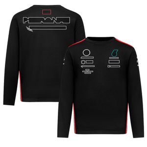 2023 Nuovo logo della squadra F1 di Formula Uno Sport motoristici personalizzati estate girocollo velocità grembiule asciutto da corsa casual di grandi dimensioni top291m