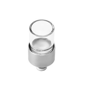 Flat Quartz Bucket Glass Heat Element Chamber Cup Coilless Replacement Part for Longmada Motar Coil Head Electronics