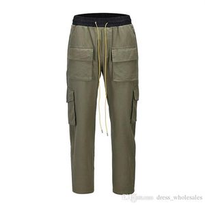 Pantaloni cargo RHUDE per uomo Donna Pantaloni sportivi in cotone di alta qualità Harem Fashion Designer Pantaloni larghi casual XSQ230b