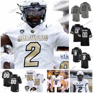 Colorado Buffaloes Football College Jersey 12 Travis Hunter 2 Shedeur Sanders 3 Dylan Edwards 21 Shilo Sanders 7 McClain 43 Woods 78 Solder Hasselbach 43 Trevor Woods