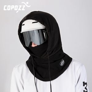 Ciclismo Caps Máscaras COPOZZ Inverno Térmico Fleece Máscara de Esqui Full Face Coberturas de Cabeça Snowboard Lenços Com Capuz Esportes Ao Ar Livre Ciclismo Headgear Balaclava 230915