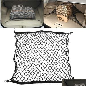 Bilarrangör förvaring 60 x 80 cm stam Lage Bag last Nylon Stretchable Elastic Mesh Net Drop Delivery Mobiles Motorcyklar Interiör DHZSP