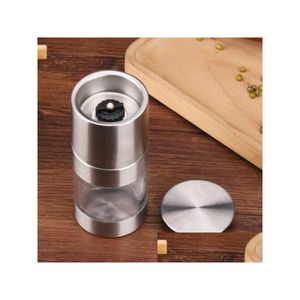 Mills Stainless Steel Manual Salt Pepper Grinder Portable Kitchen Mill Mler Spice Sauce Tool Rh3662 Drop Delivery Home Garden Dining B Dhyv0