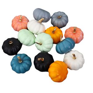 Halloween Simulated Colorful Pumpkin Set Golden Orange And White Model Pumpkin Decoration Props And Ornaments Wholesale 0916