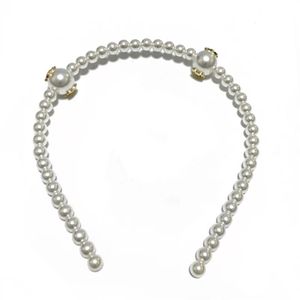 Korean hand-made white pearl headbands C hair hoop elegant and simple hair band hairpin for ladies favorite decoration head orname329Z