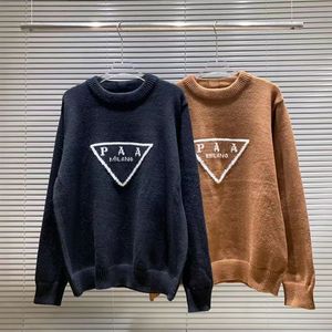 Tasarımcı Sweater Erkekler Sweatshirts Sweater Yuvarlak Boyun Knited Sweater Tasarımcı Tasarımcı Kadınlar Erkekler Logo Jacquard Kazak Erkek Giysileri Giymek 105