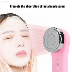 Electric Face Scrubbers Electric Facial Vibration Massage Cleansing Machine Ion Import Instrument Ultrasonic Ion Export Face Cleaning Beauty Tool 1pcs L2030920