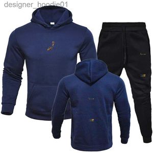 Erkek Trailtsits 2023 Sıradan Sweatshirt Tech Tech Set Joggers Baskı Sweatlesuit Baskılı Mektuplar Kapşonlu Sweatshirt Boyut S-3XL L230916