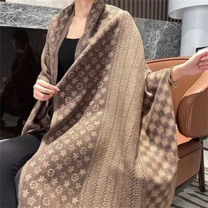 22% DI SCONTO Sciarpa di cashmere rossa netta Autunno Inverno Collo lungo ispessito da uomo e da donna Scialle caldo bifacciale universale Cape0NRC