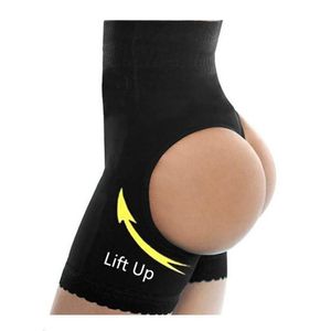 Butt Lifter Underwear Sexy Boyshorts Kvinnor Hög midja trosor Kvinnliga knickers Body Shapers Booty Enhancer Push Up Underpants SH1903180