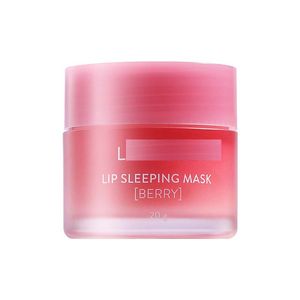 Nuovo arrivo Lip Sleeping Mask Maschera idratante per labbra Balsamo per labbra nutriente a lunga durata per le donne Cura delle labbra 20g Post gratuito