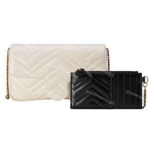 21 cm Mini-Handtaschenkette zum Umhängen, Umhängetasche, 2023, Umhängetaschen der Luxusmarke, Geldbörse mit Lederkarte, klassisches V-förmiges Nahtdesign der Tasche