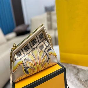 F metal frame handbag luxury co-branding bag Shoulder Bags Crossbody wallets Fashion Handbags Lady Purses Card Holder Evening Bags235F
